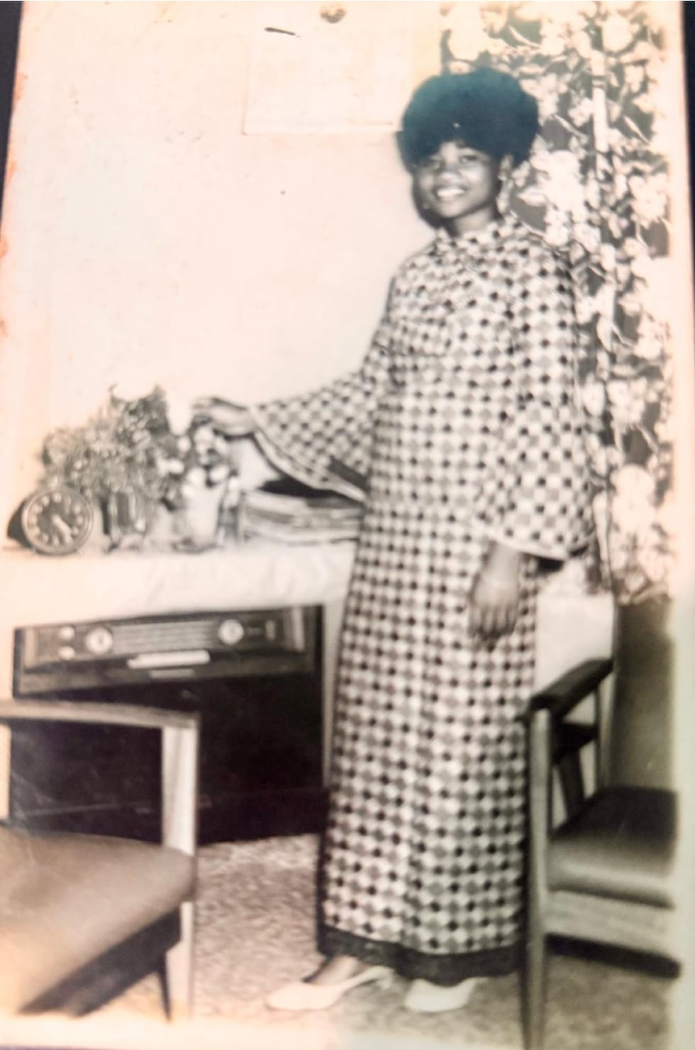 Florence with Mrs. Akpoloyowa, Headteacher of Joyland Schools