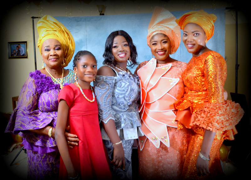 Florence with daughter Bunmi and granddaughter Omolola