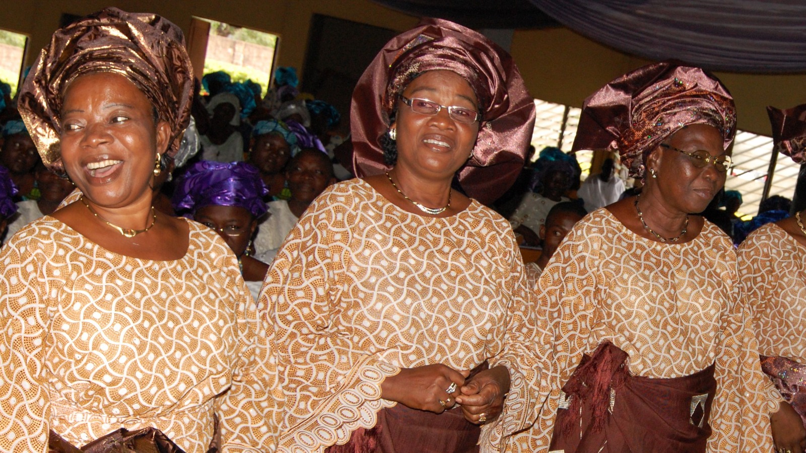 Florence in the school garden after morning assembly