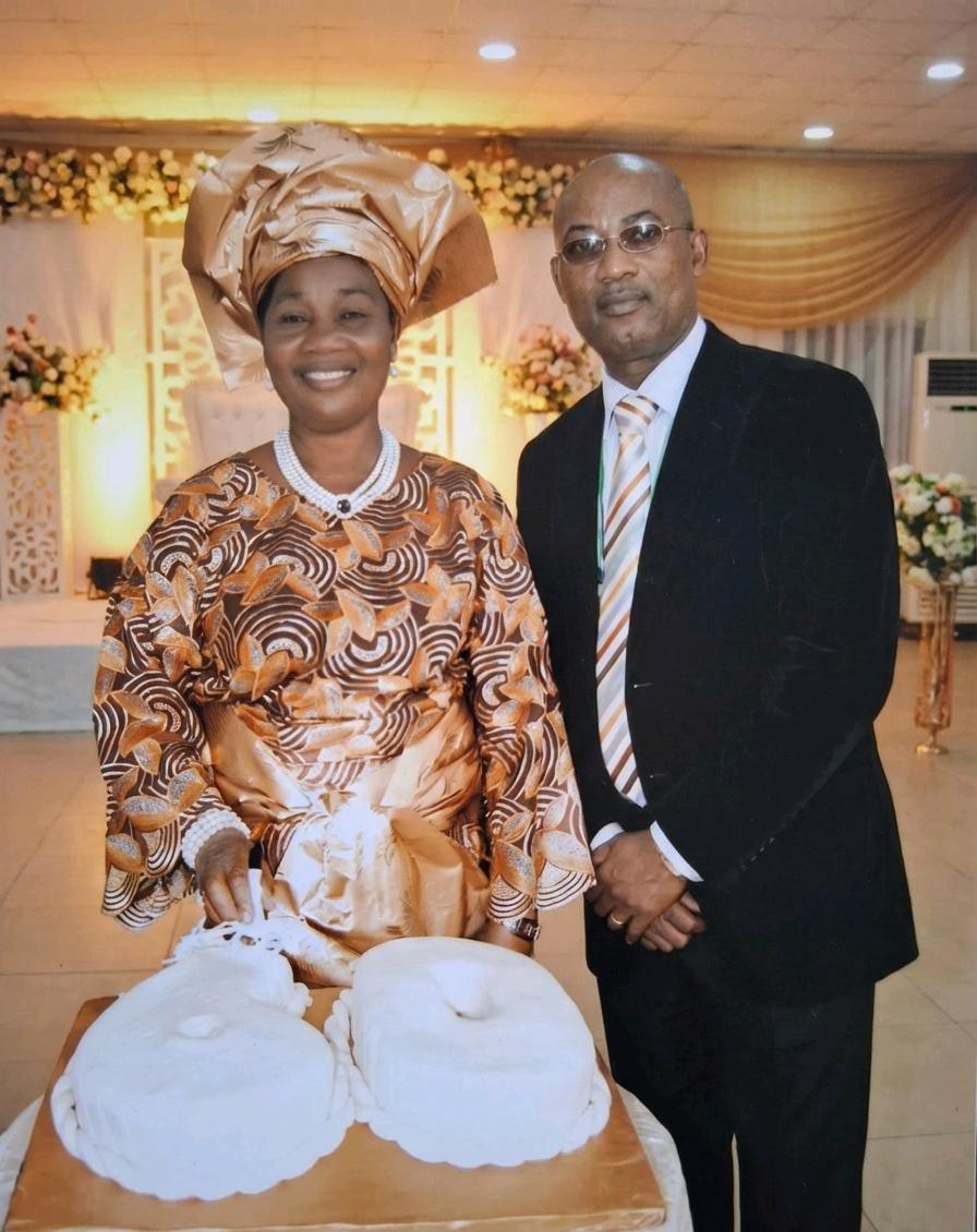 Moi and her brother Godwin